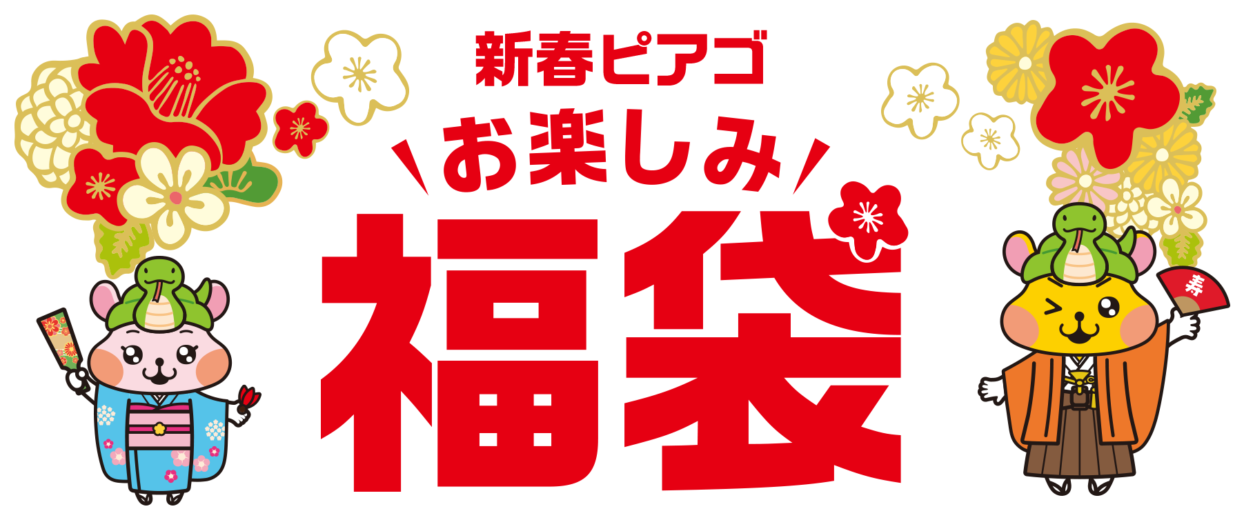 新春ピアゴ100円・300円・500円福袋